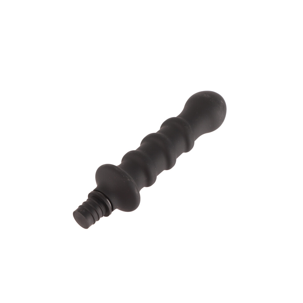 Black Silicone Muscle Massager Head 0.59-0.63in for Deep Tissue Relief