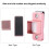 Aluminum Portable Mini Magnetic Cue Tip Chalk 15