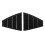 2PCS Car Rear Window Blind Shades Side Vent Cover 1
