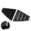 2PCS Car Rear Window Blind Shades Side Vent Cover 8