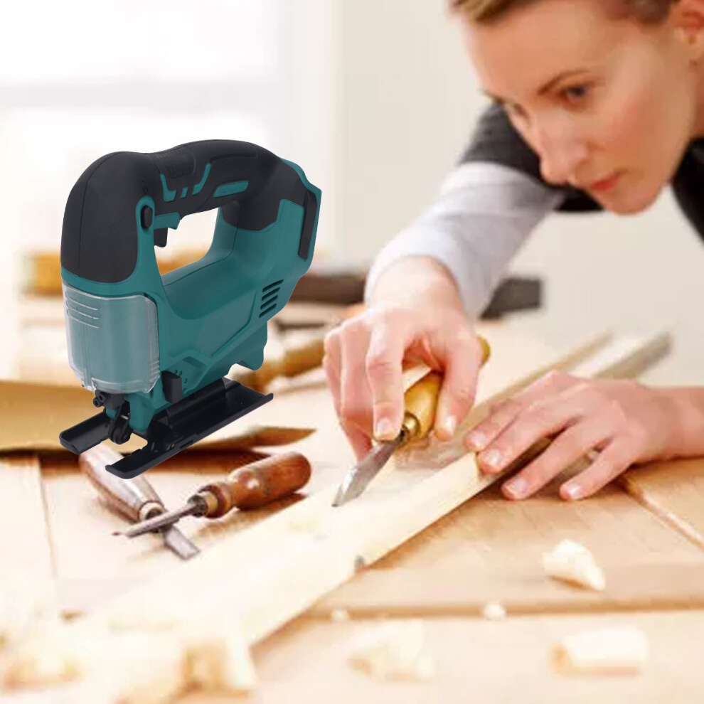 Rechargeable Cordless Jigsaw 18V, 3000 SPM, 135mm Cutting Capacity-image-OPC-PJHVXZH-NEW