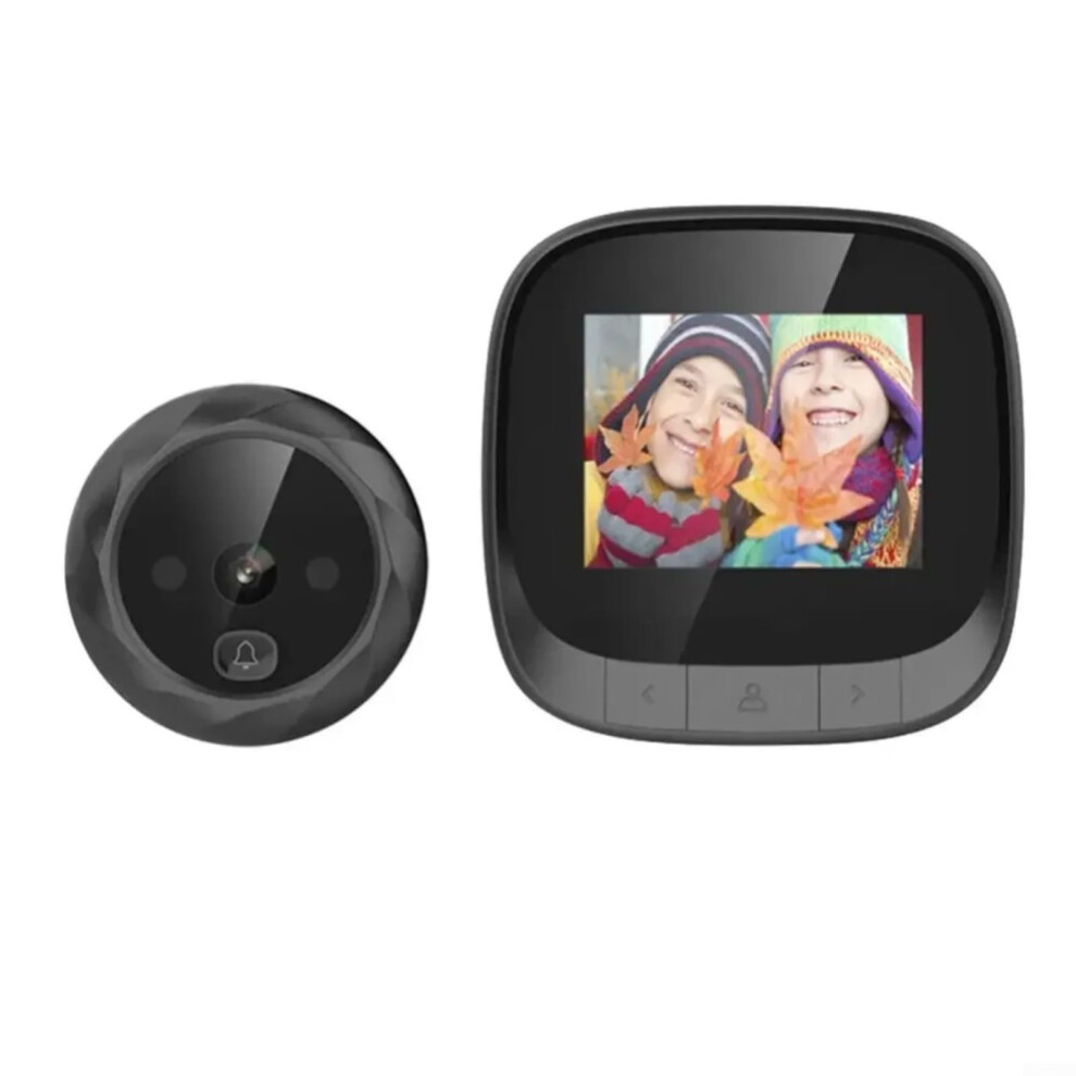 Electronic Door Viewer 2.4" Lcd Smart Peephole Camera With Infrared Vision, 90 Degree Wide Angle, Built-In Memory 6482260561349