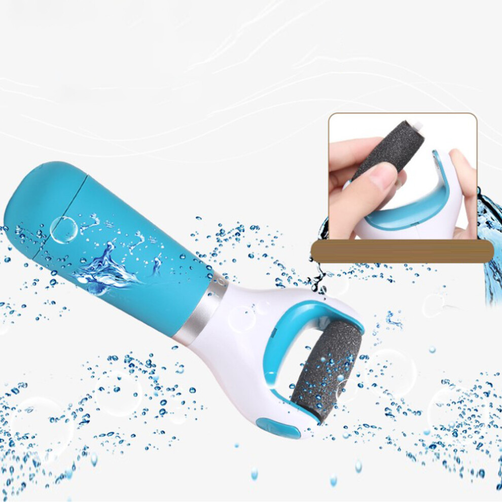 Compact USB Foot Grinder: Electric Callus Remover in Stylish Blue