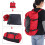 Rock Climbing Rope Kit Bag Folding Shoulder Strap 2
