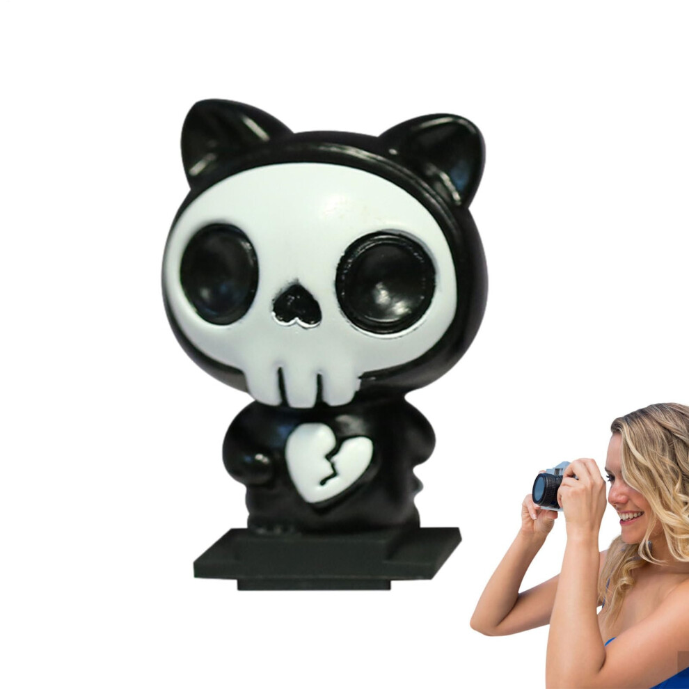Kamera Boot Protector | Cartoon Hot Shoe Cover Cap For Dslr | Fun And Stylish Heartbroken Skeleton Design, Fits Most Models 6947110010496
