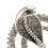 Brosche Silberlegierung Diamant-Einlage Tiermotiv 7