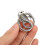 Brosche Silberlegierung Diamant-Einlage Tiermotiv 4