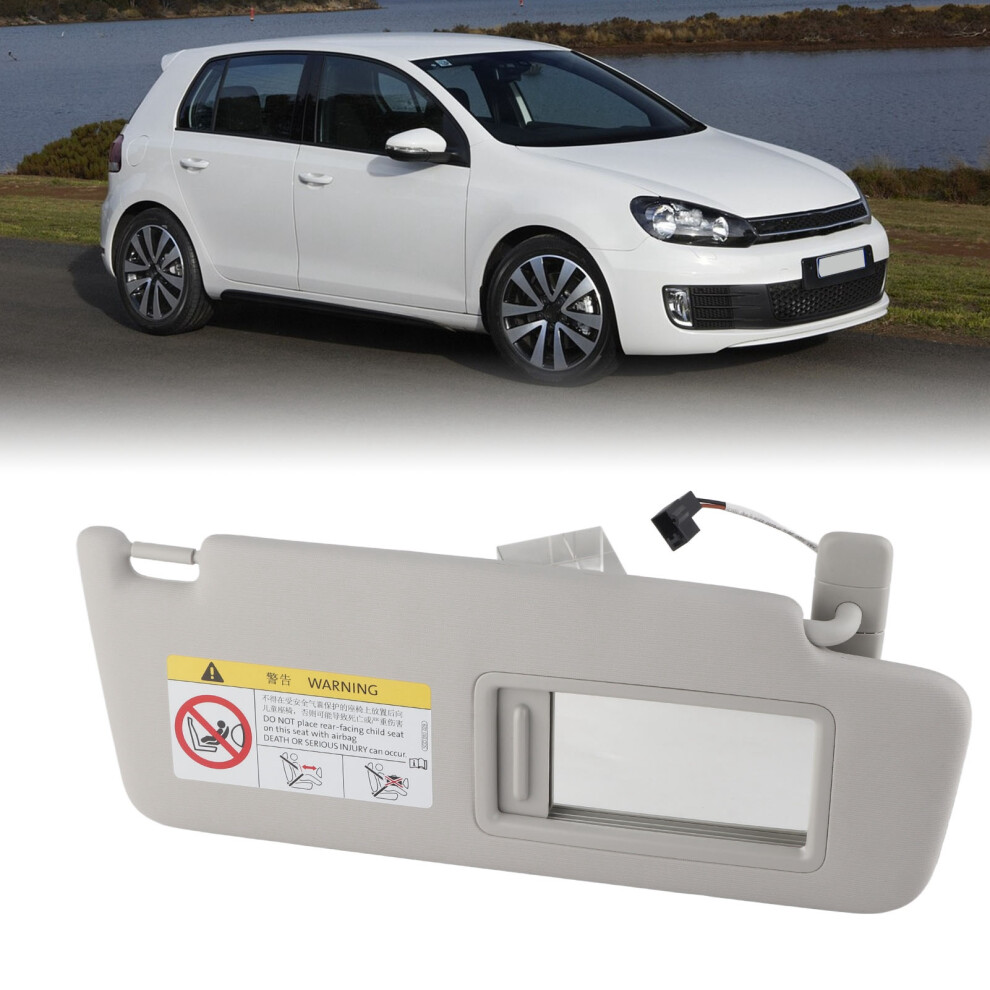Car Inner Sun Visor With Vanity Mirror For Mk6/Mk7 5G0857552cq 4911339131968