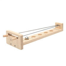 Wooden Moon Balls Game - Balancing Toy for Adults and Kids, Educational Hand Coordination Activity, 3+ Years, Family Fun