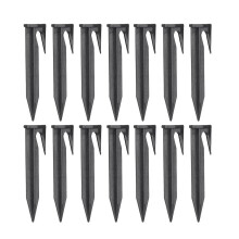 Pack of 30 Ground Pegs for Robotic Lawnmower Boundary Cable, Heavy-Duty Ground Hooks Compatible with Husqvarna, Gardena, Worx, Bosch