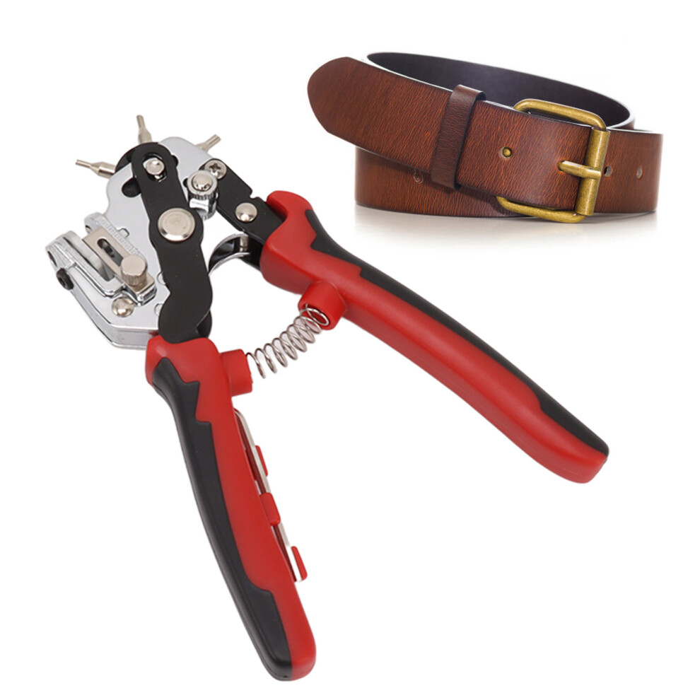 Leather Hole Punch With 6 Holes, 190Mm, Adjustable & Sharp 5071339133009