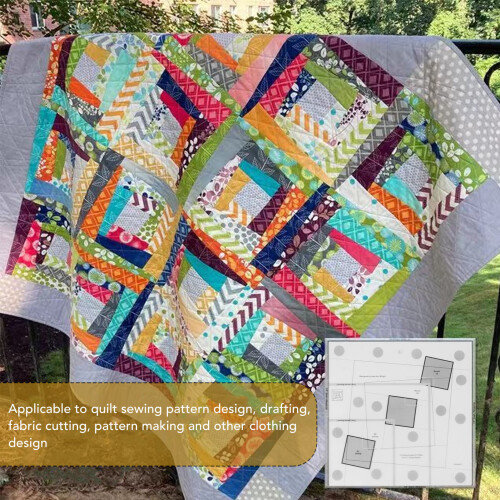 Log-Cabin-Quilt-Lineal - transparentes Acryl 2