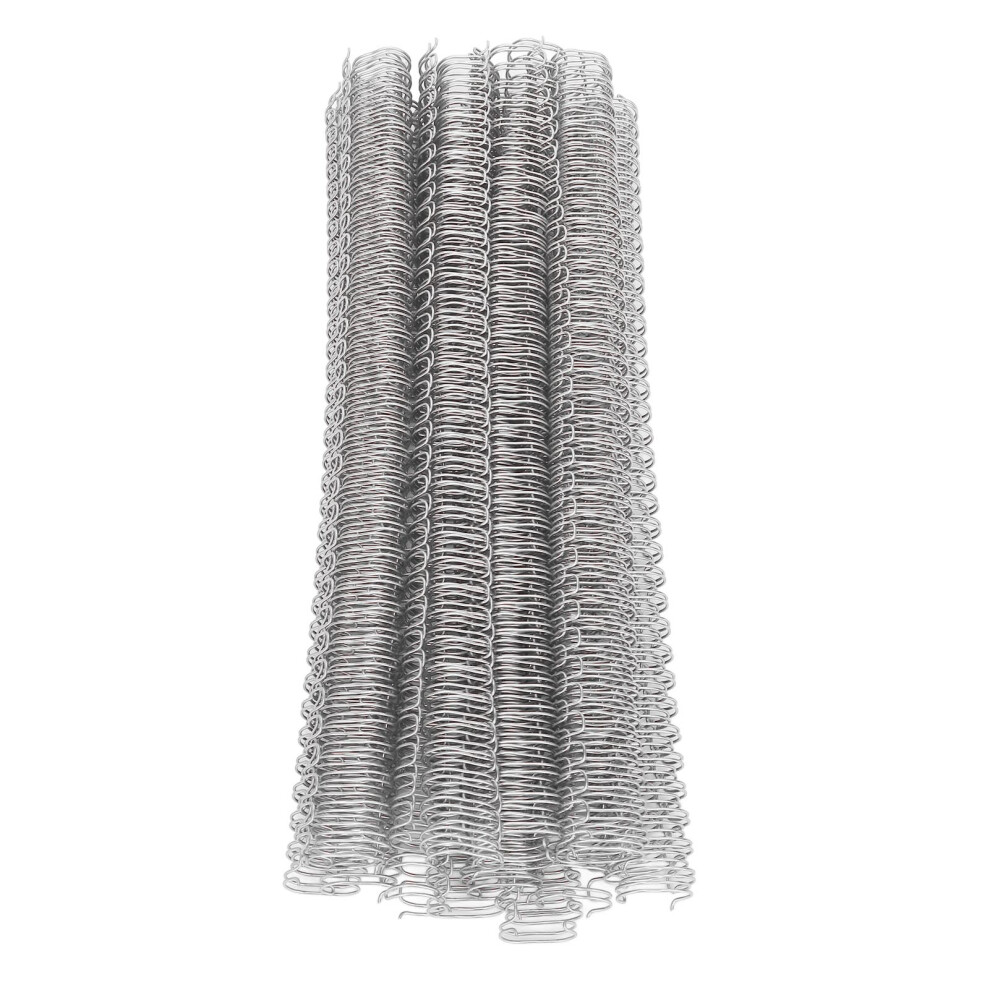 Double Loop Wire Binding Spine 1/2In Diameter 34 Silver