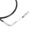 Motorcycle Clutch Cable PVC Steel Wire Black 15