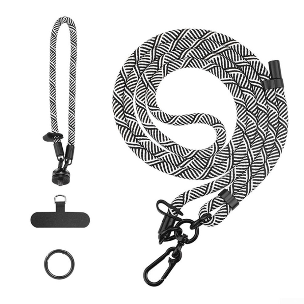 Anti-Loss Wrist Strap For Insta360 X5 Camera, And Safety Strap, Durable, Compatible Black/White 6947110010892