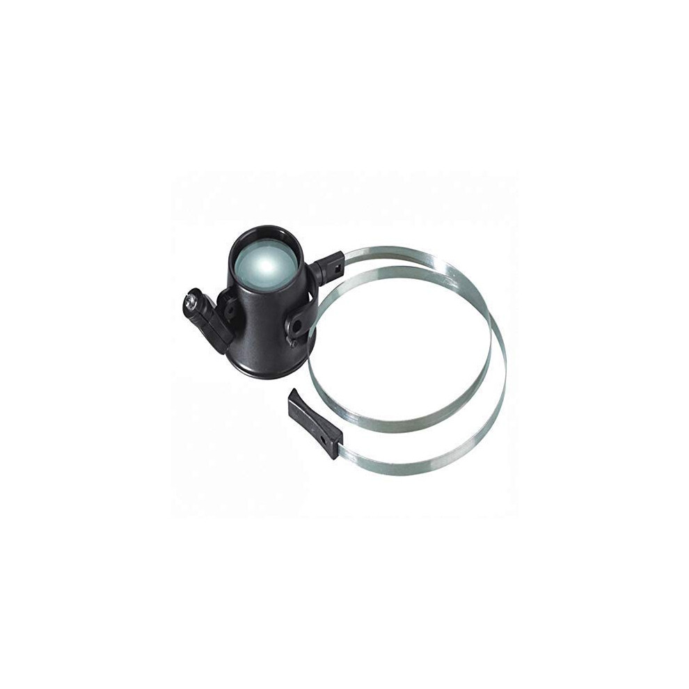 Head Mounted Repair Magnifier 50mm Lens 15x Magnification Optical Glass for Precision Work and Crafting