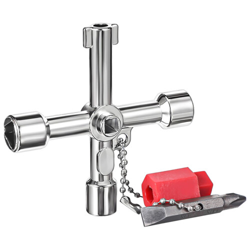 Square Isolation Key Square Key and Triangular Key Set for Barrier Posts, Control Cabinets ...