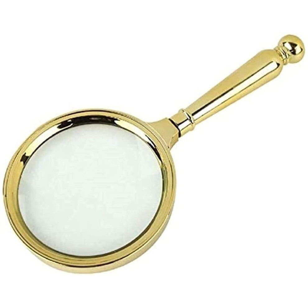 Handlupe 90 mm, 5-Fach Lupe, Ergonomisch, Hochwertige VergrÃ¶Ãerung, PrÃ¤zisionsglas