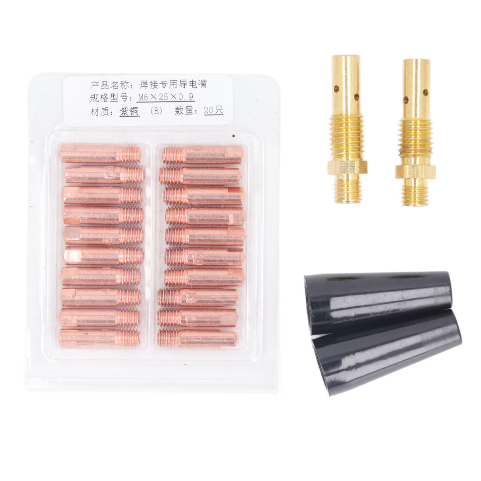 24Pcs MIG Welding Gun Kit Consumables 15AK Tip