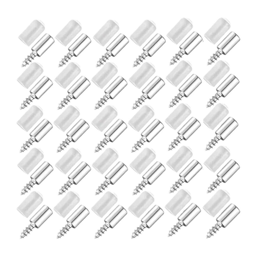 Cross Self-Tapping Screw for Regal Rack Wardrobe, 60 Pieces Partition Holder Anti-Slip Screws One Size-image-OPC-PJHWDND-NEW