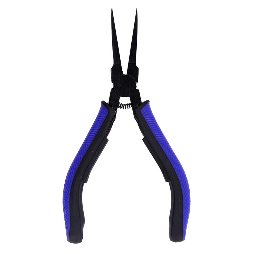 Flat Nose Pliers With Needle Tip, Carbon Steel Jaws, Tpr Handle, Jewelry Making Tool For Diy Electronics 6947110011813
