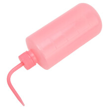 4er-Set Tattoo-Squeeze-Flasche 500ml rosa gekrümmter Auslauf