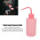 6 Stück Squeeze-Flasche mit schmalem Hals 250 ml Pink 9
