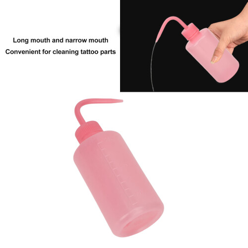 6 Stück Squeeze-Flasche mit schmalem Hals 250 ml Pink 2