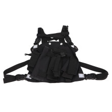 Radio-Brusttasche, Oxford-Stoff, verstellbarer Gurt
