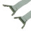 2Pcs Stretchable Elastic Hunting Goggle Straps for Fast Rail, Green 6
