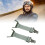 2Pcs Stretchable Elastic Hunting Goggle Straps for Fast Rail, Green 15