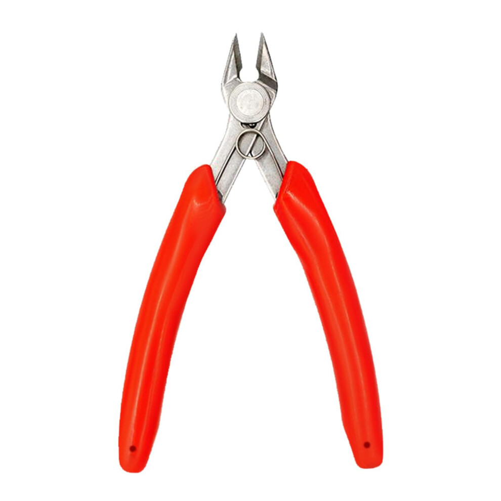 Red Wire Cutter 160Mm, Electronic Side Cutter, Cable Pliers For Jewelry, Precise Hand Cutter For Fine Work 6493810607905