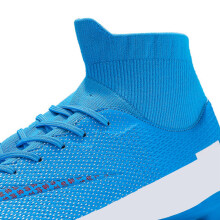 Men's Soccer Cleats Blue 42 Outdoor Indoor Football Shoes 600g