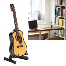 Miniatur-Gitarrenmodell aus Holz – Aufbewahrungsbox 3,9 Zoll
