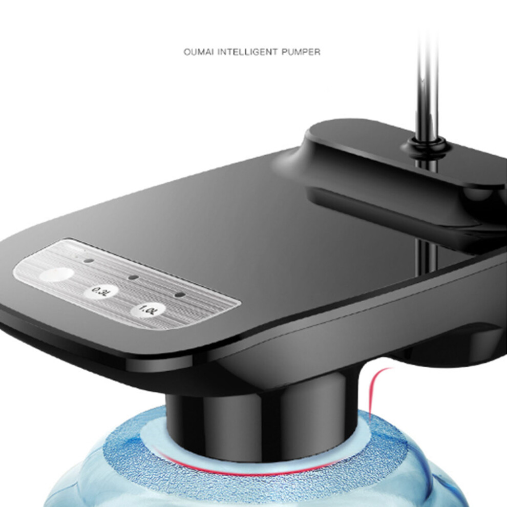 Electric Water Dispenser Pump Black, Durable Plastic & Steel, Compact 28.4x18.8x13.5cm-image-OPC-PJHWJH7-NEW