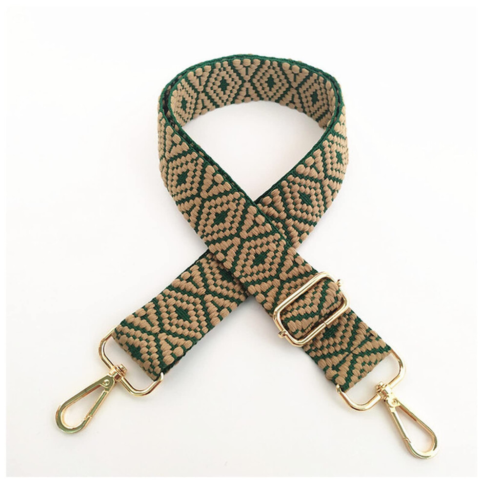Camera Strap Women Handbag 3.8Cm Belt Shoulder Crossbody Bag Strap 130Cm Adjustable Strap For Bags Dark/Green 6947110012957