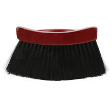 Pool Table Brush with Soft Bristles, Ergonomic Handle - Wine Red, 20cm