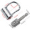 Versatile Pipe Wrench and Angle Key for Manual Hydraulic System Repairs, Compatible with Bathroom and Kitchen Compression Rings 4