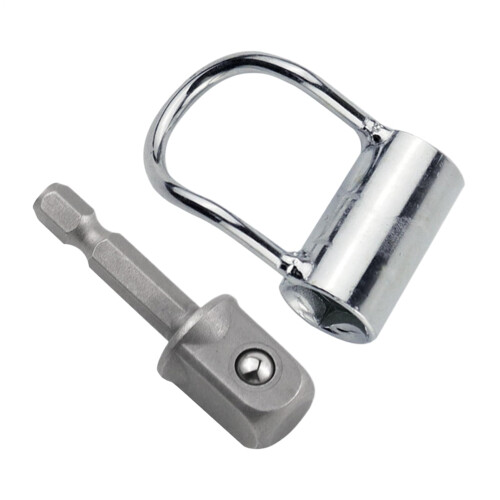 Versatile Pipe Wrench and Angle Key for Manual Hydraulic System Repairs, Compatible with Bathroom and Kitchen Compression Rings