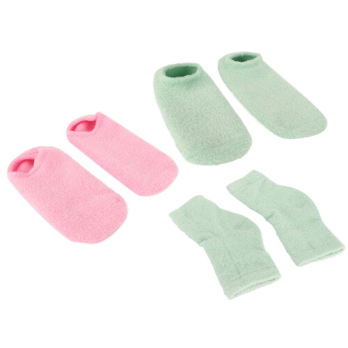 Fersen feuchtigkeitsspendende Socken Set Gel Spa Peeling
