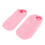 2er-Pack pinkfarbene Vitamin-E-Gelsocken – Peeling 3