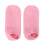 2er-Pack pinkfarbene Vitamin-E-Gelsocken – Peeling 2