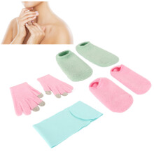 7-teiliges Gel-Handschuh- und Sockenset gegen rissige Haut