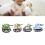 4pcs Alloy Tank Model Pull Back Highly Simulation 10