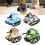 4pcs Alloy Tank Model Pull Back Highly Simulation 9