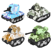 4pcs Alloy Tank Model Pull Back Highly Simulation