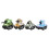 4pcs Alloy Tank Model Pull Back Highly Simulation 2