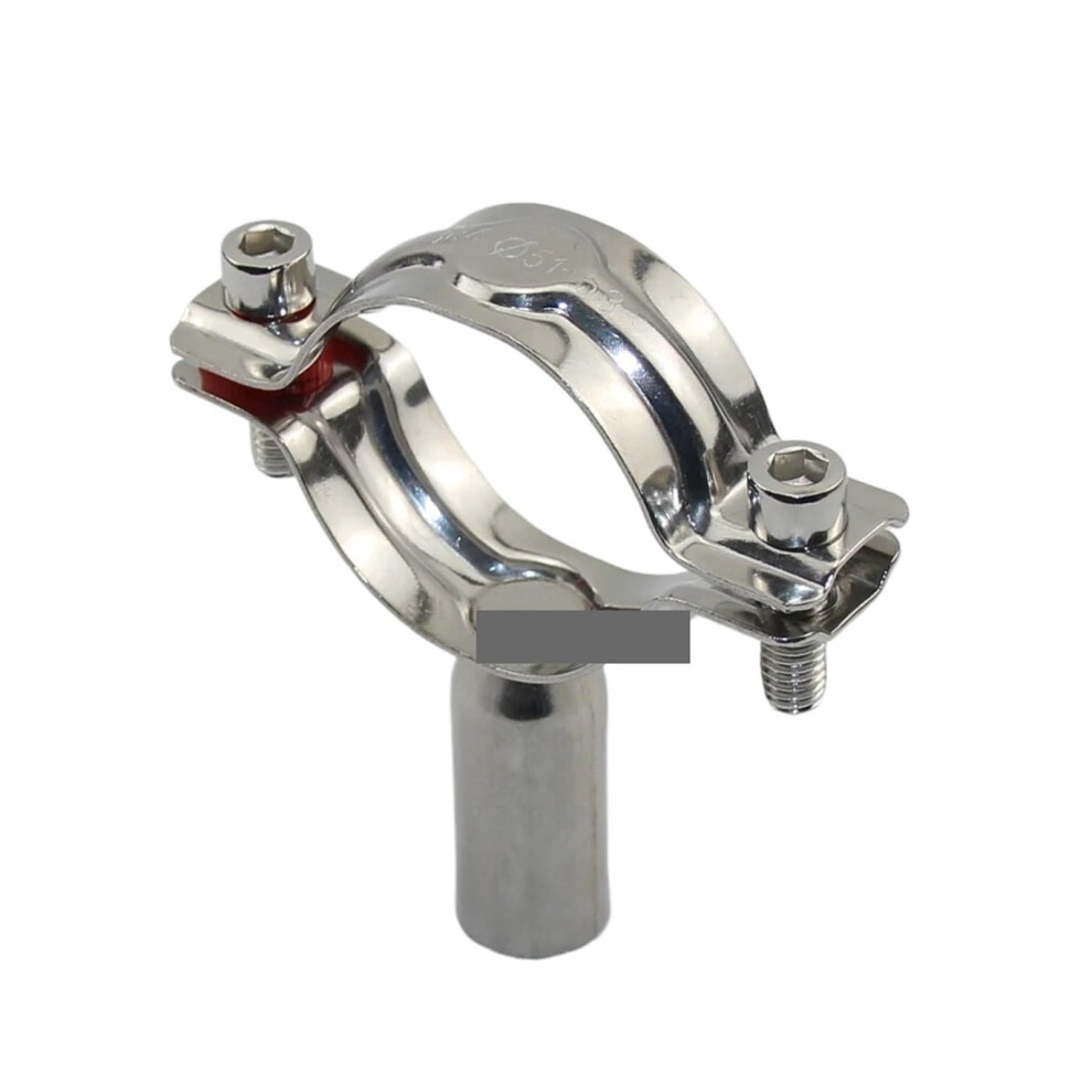 304 Stainless Steel Fixture Pipe Bracket For Welding Water Pipes, Fixed Circular Clamp 32-34Mm Size 6276012367286