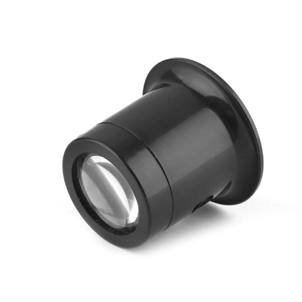 10x Monocular Glass Magnifier Lens for Watch and Jewellery Repair, Black Auspicious Clouds Design, Durable and Lightweight