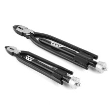 8.1 & 10.6 Aircraft Security Wire Twist Pliers Set for Lock Twisting, Heavy-Duty Steel, Precision Tools